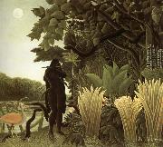 Henri Rousseau The slangenbezweerder oil painting